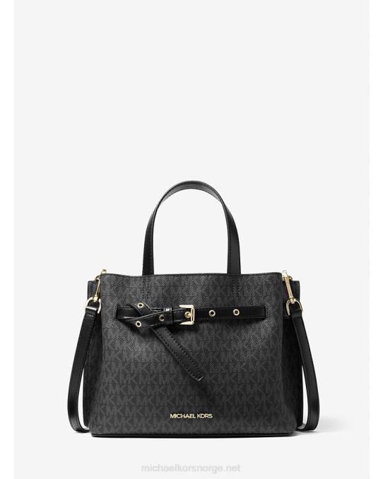 Michael Kors Emilia liten logo veske kvinner LDNL1420 svart