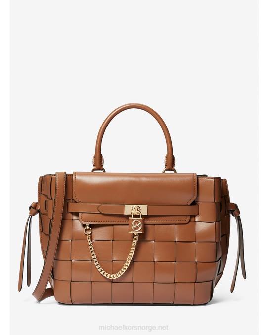 Michael Kors Hamilton legacy stor vevd belteveske i skinn kvinner LDNL1404 bagasje