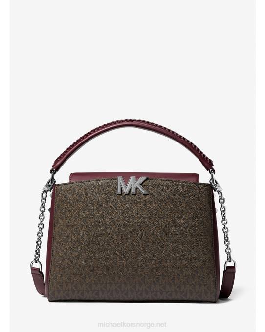 Michael Kors karlie medium logo veske kvinner LDNL1486 merlot