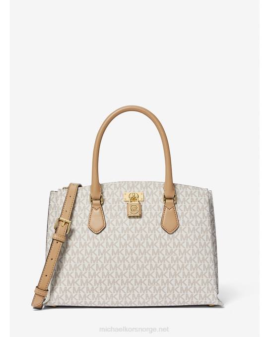 Michael Kors rubin medium logo veske kvinner LDNL1484 kamel