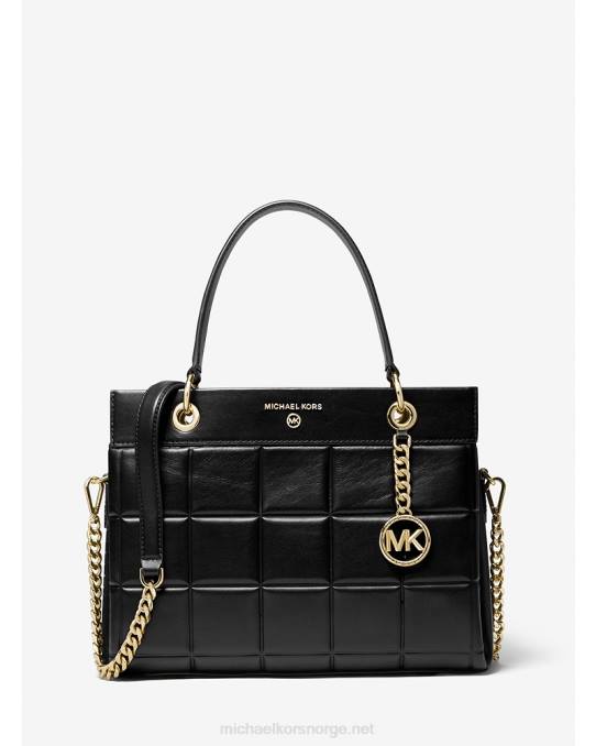 Michael Kors susan medium vattert veske i skinn kvinner LDNL1514 svart