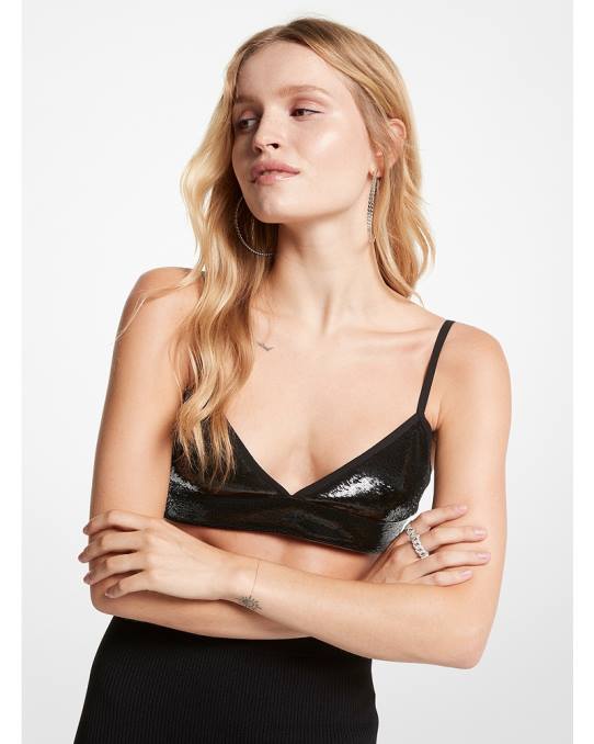 Michael Kors paljett BH-topp kvinner LDNL445 svart