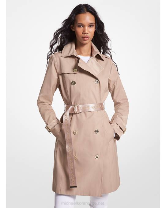 Michael Kors trenchcoat i bomullsblanding kvinner LDNL217 kaki