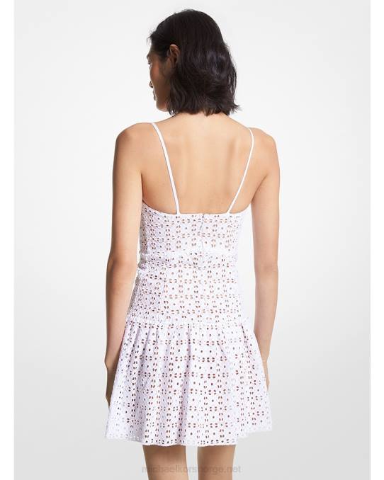 Michael Kors malje bomullskjole kvinner LDNL29 hvit