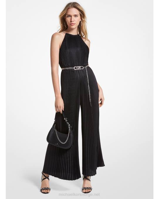 Michael Kors sateng grime jumpsuit kvinner LDNL3 svart