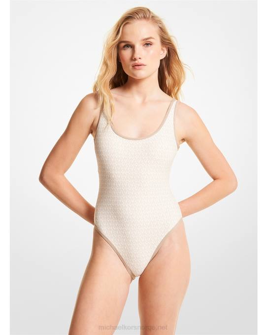 Michael Kors badedrakt med logo kvinner LDNL559 bein