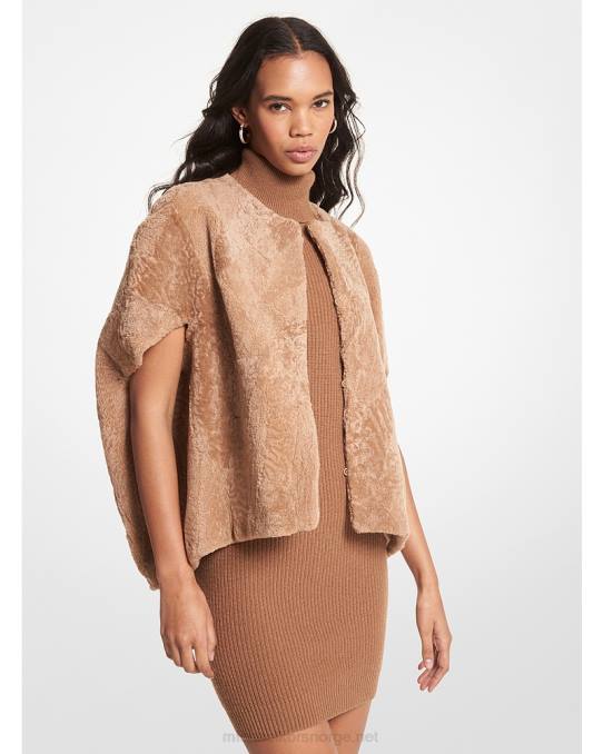 Michael Kors skjærevest kvinner LDNL282 mørk kamel