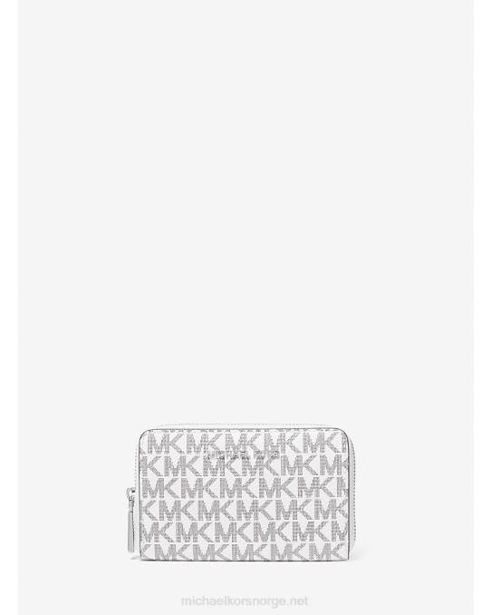 Michael Kors liten logo lommebok kvinner LDNL1650 optikk hvit/svart