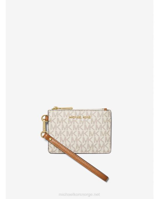 Michael Kors liten myntarmbånd med logo kvinner LDNL1678 vanilje