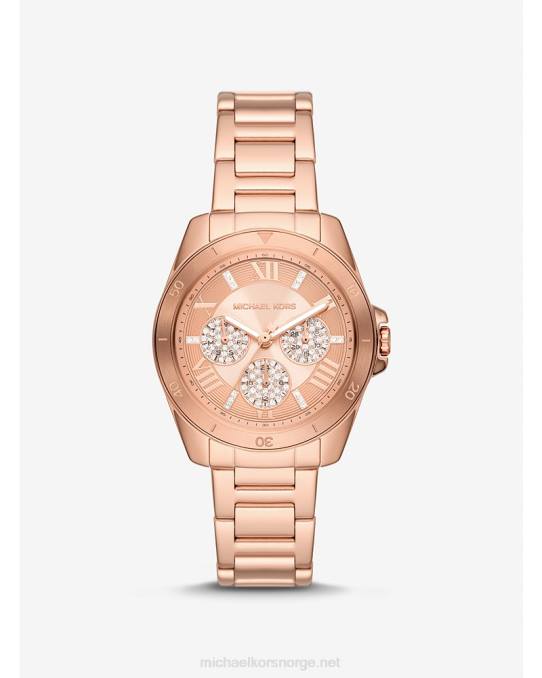 Michael Kors mini alek pave klokke kvinner LDNL2376 Rose gull