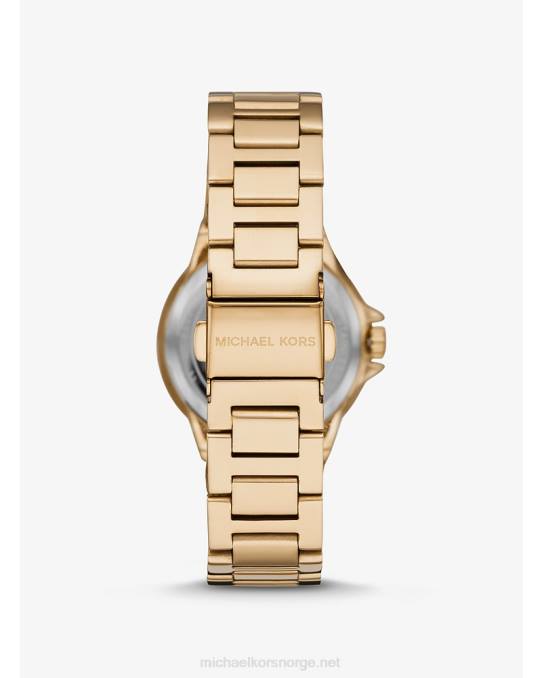 Michael Kors mini camille pave klokke kvinner LDNL2394 gull