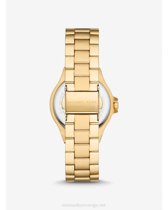 Michael Kors mini lennox pave klokke kvinner LDNL2393 gull