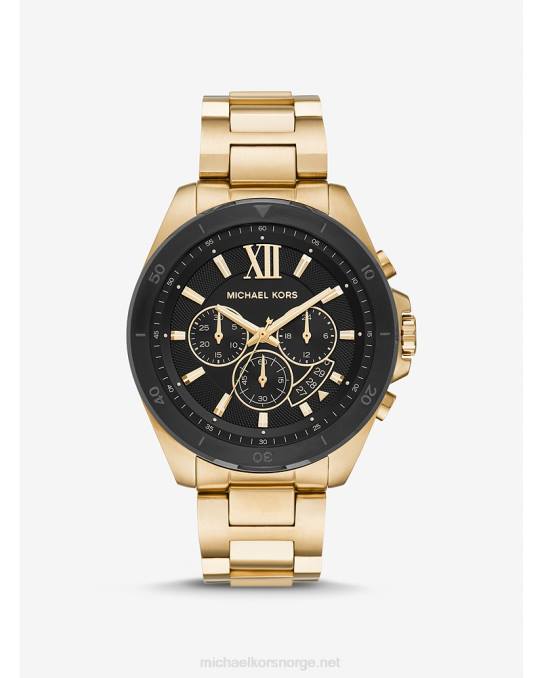 Michael Kors overdimensjonert brecken klokke kvinner LDNL2422 gull
