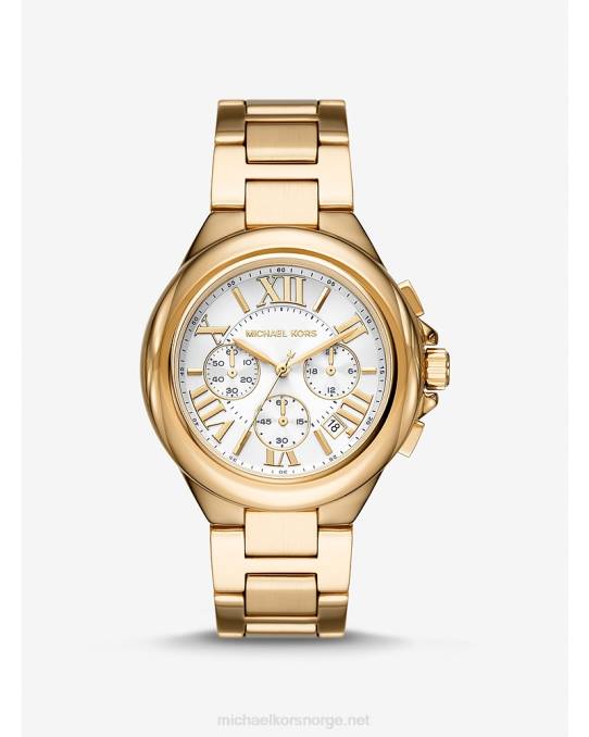 Michael Kors oversized camille klokke kvinner LDNL2395 gull