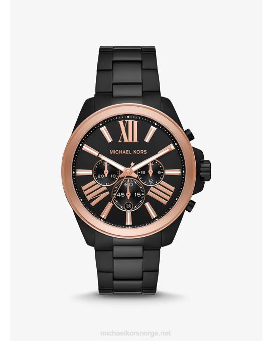 Michael Kors oversized wren klokke kvinner LDNL2433 svart