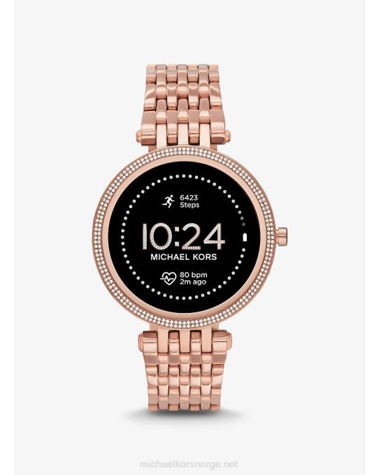 Michael Kors gen 5e darci pave smartklokke kvinner LDNL2361 Rose gull