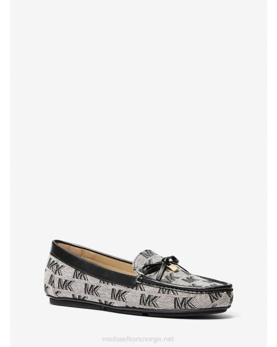 Michael Kors juliette logo jacquard loafer kvinner LDNL2268 svart