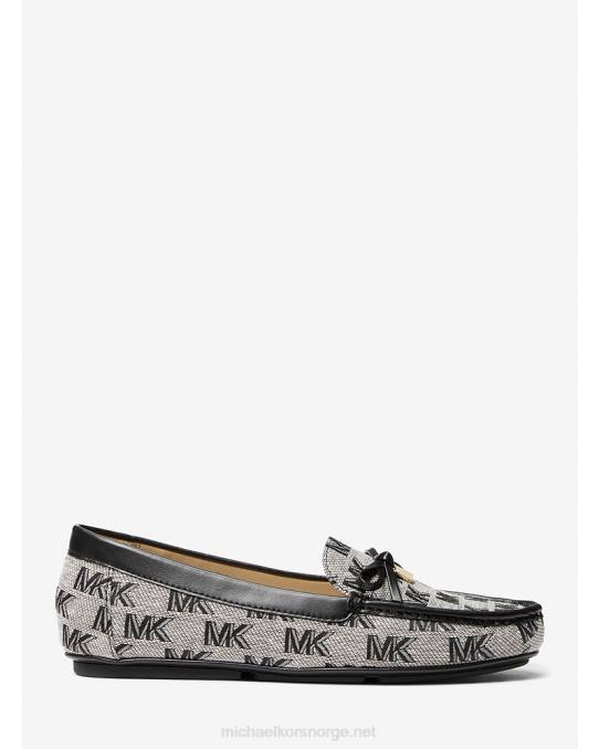 Michael Kors juliette logo jacquard loafer kvinner LDNL2268 svart