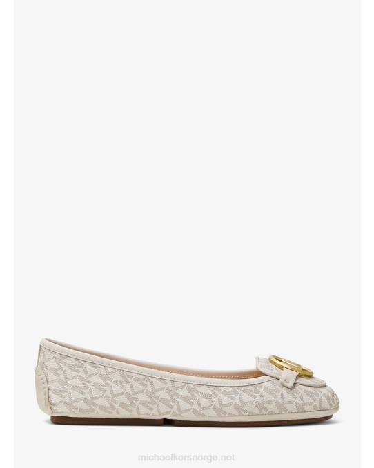 Michael Kors lillie logo mokkasin kvinner LDNL2276 vanilje