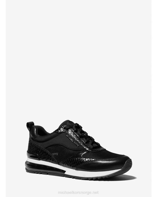 Michael Kors allie stride ekstrem blandet media-trener kvinner LDNL1790 svart