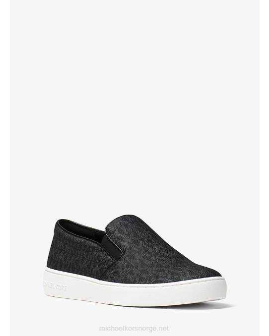 Michael Kors keaton logo slip-on joggesko kvinner LDNL1766 svart