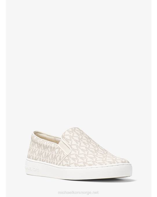 Michael Kors keaton logo slip-on joggesko kvinner LDNL1769 vanilje
