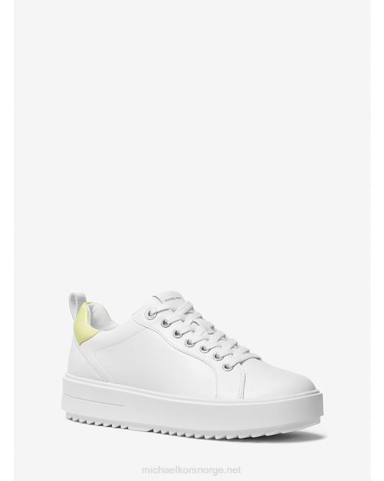 Michael Kors sneaker i emmett skinn kvinner LDNL1704 yuzu