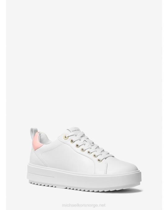 Michael Kors sneaker i emmett skinn kvinner LDNL1705 rosa