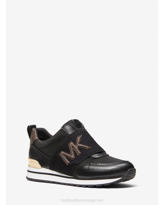 Michael Kors teddi canvas trener kvinner LDNL1772 svart brun