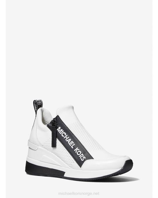 Michael Kors willis stretch strikketrener kvinner LDNL1712 optikk hvit