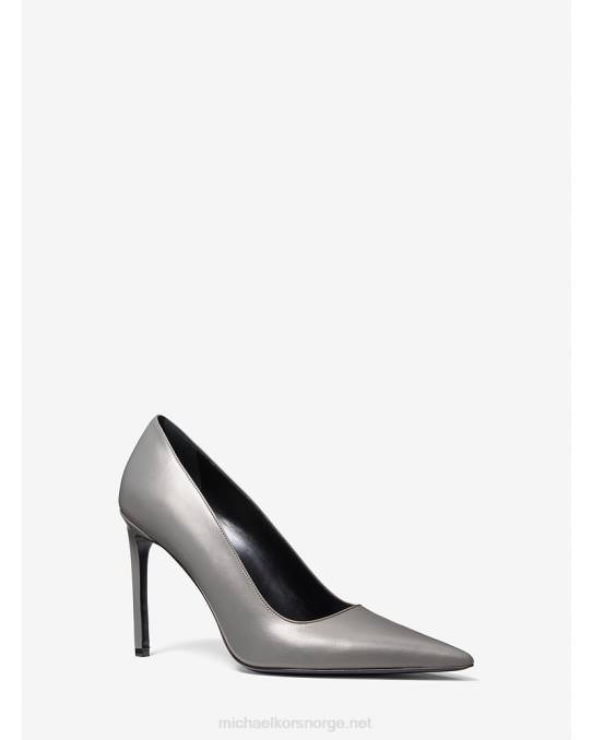 Michael Kors kolleksjon martine skinn pumpe kvinner LDNL2315 skifer