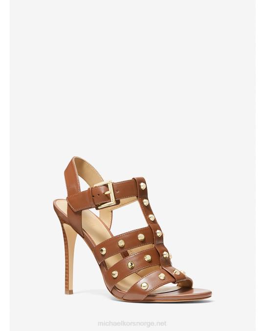 Michael Kors Jagger-sandal i skinn kvinner LDNL1823 bagasje