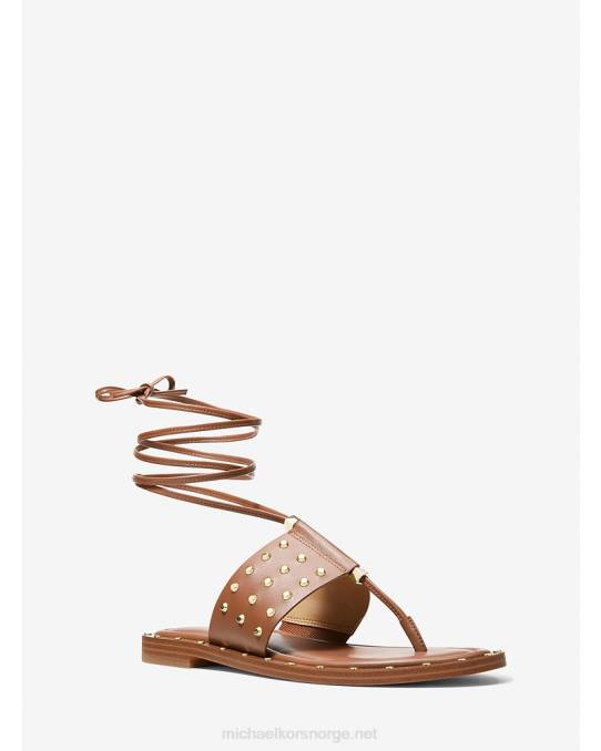 Michael Kors Jagger-sandal i skinn kvinner LDNL1827 bagasje