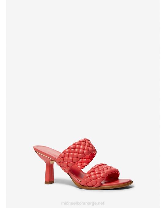 Michael Kors amelia flettet muldyr kvinner LDNL2086 dahlia