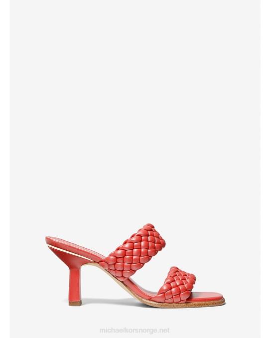 Michael Kors amelia flettet muldyr kvinner LDNL2086 dahlia