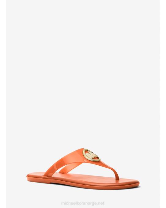 Michael Kors carmen pvc gelé sandal kvinner LDNL1958 valmue