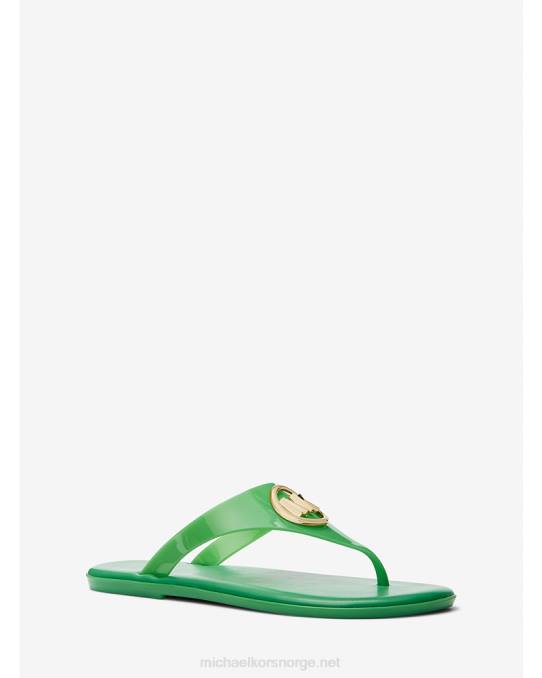 Michael Kors carmen pvc gelé sandal kvinner LDNL1960 palmegrønn