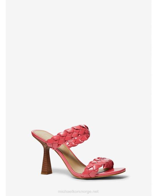 Michael Kors clara flettet sandal i kunstskinn kvinner LDNL2052 dahlia