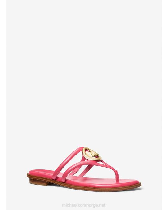 Michael Kors hampton skinnsandal kvinner LDNL1945 geranium