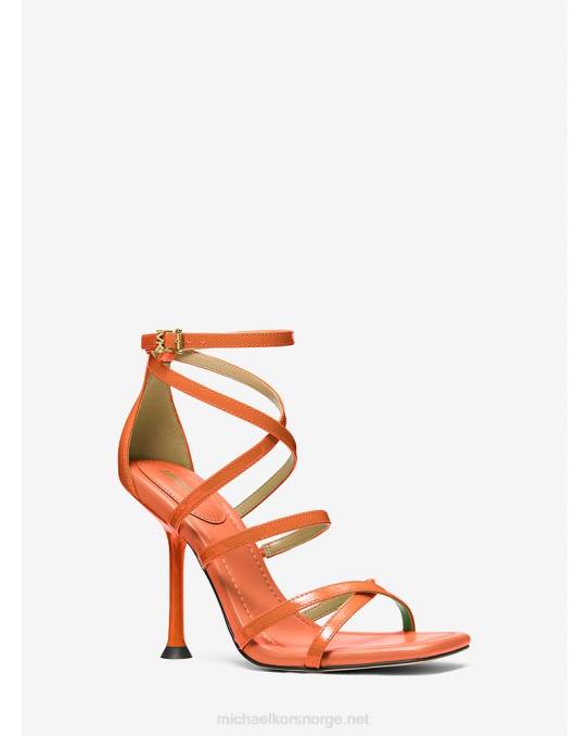 Michael Kors imani lakksandal kvinner LDNL1861 aprikos