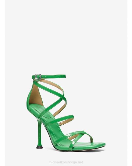 Michael Kors imani lakksandal kvinner LDNL1862 palmegrønn