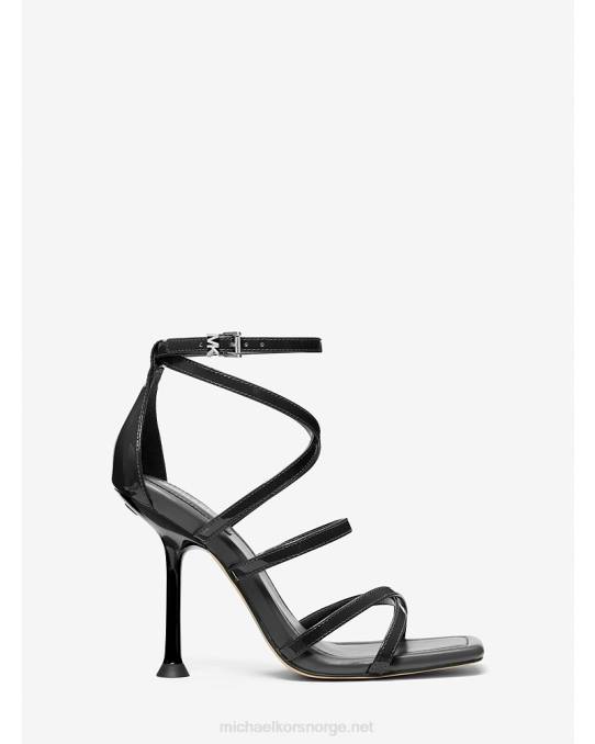 Michael Kors imani lakksandal kvinner LDNL1864 svart