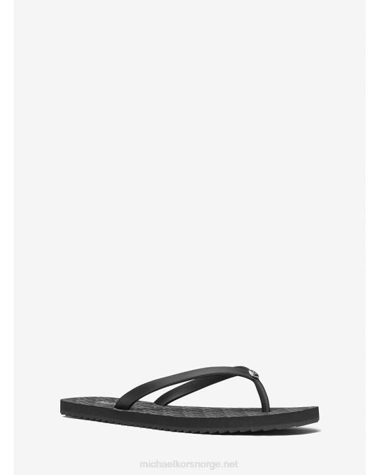 Michael Kors jinx logo flip flop kvinner LDNL1866 svart