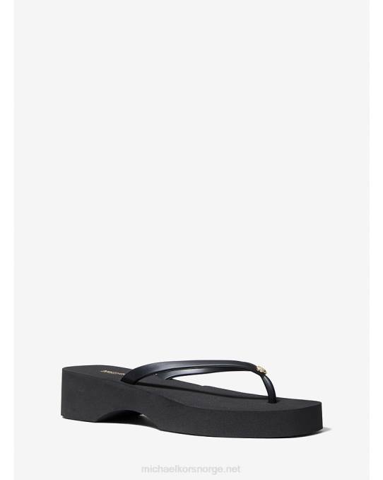 Michael Kors lilo pvc flip flop kvinner LDNL1867 svart