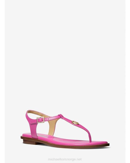 Michael Kors mallory skinn t-rem sandal kvinner LDNL1899 cerise