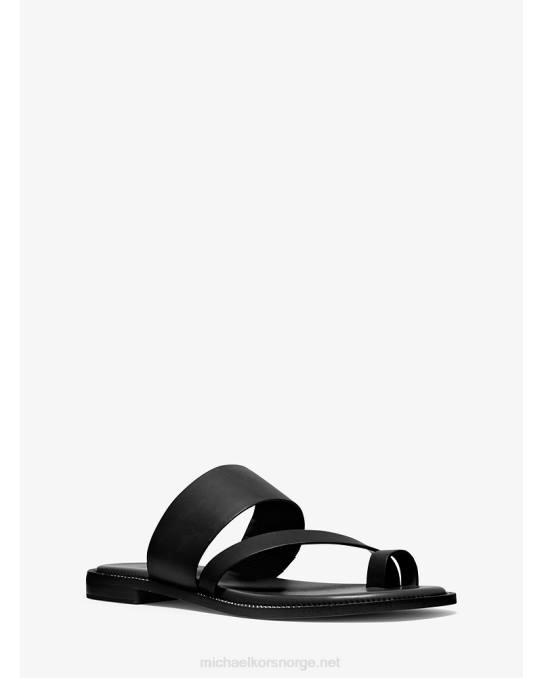 Michael Kors sandal i pratt skinn kvinner LDNL2085 svart