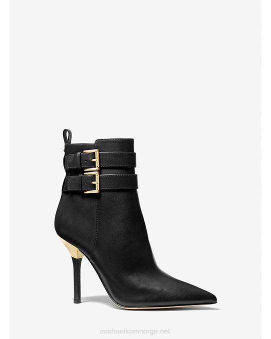 Michael Kors ankelstøvel i amalskinn kvinner LDNL2158 svart