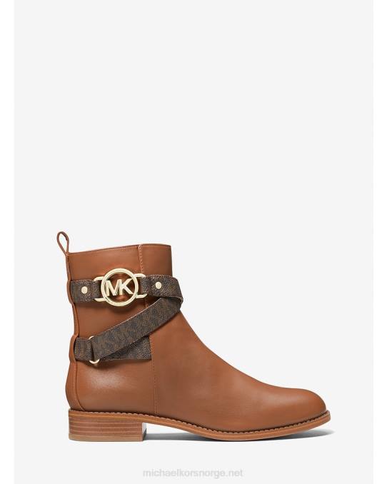Michael Kors ankelstøvel i rory skinn og logo kvinner LDNL2173 bagasje