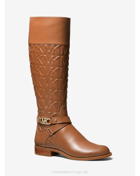 Michael Kors kincaid-preget ridestøvel kvinner LDNL2143 bagasje