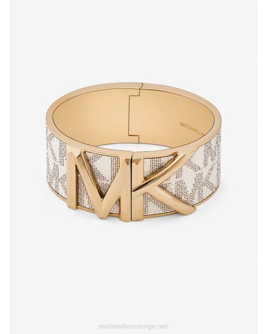 Michael Kors armring med fultonlogo kvinner LDNL2471 vanilje